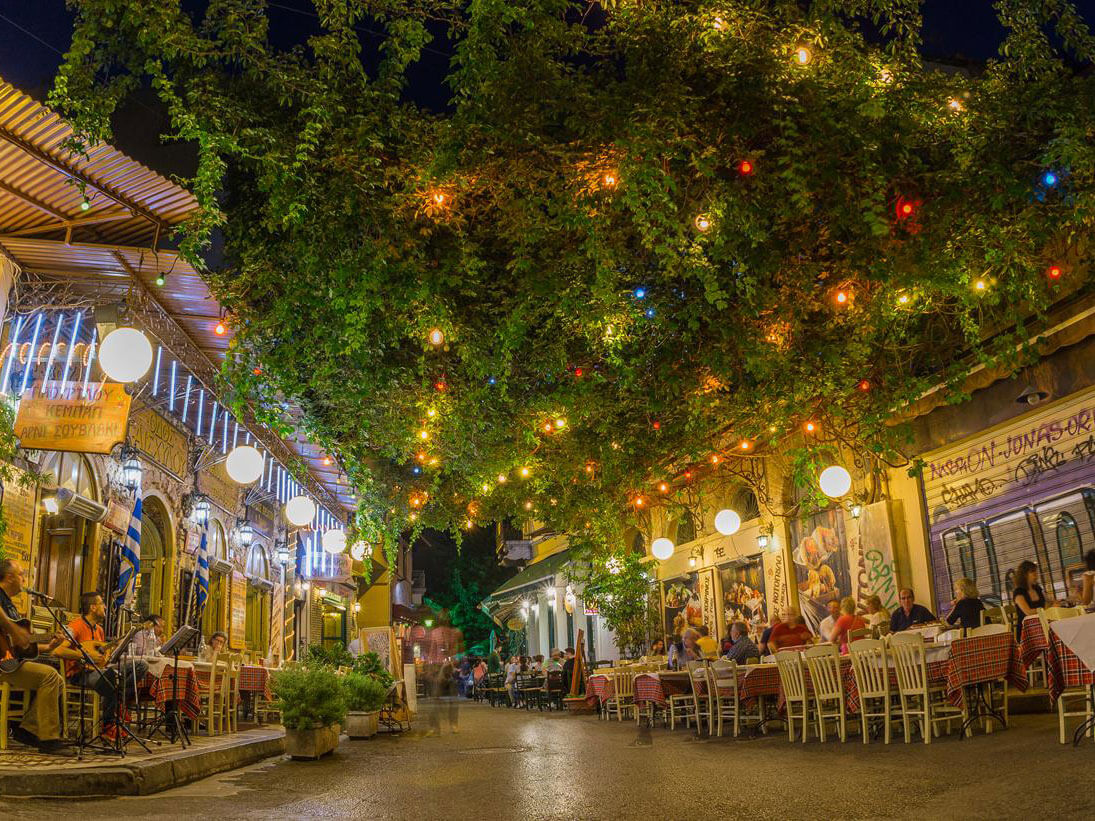 Source: Grill House Aeschylus Psyri at night
