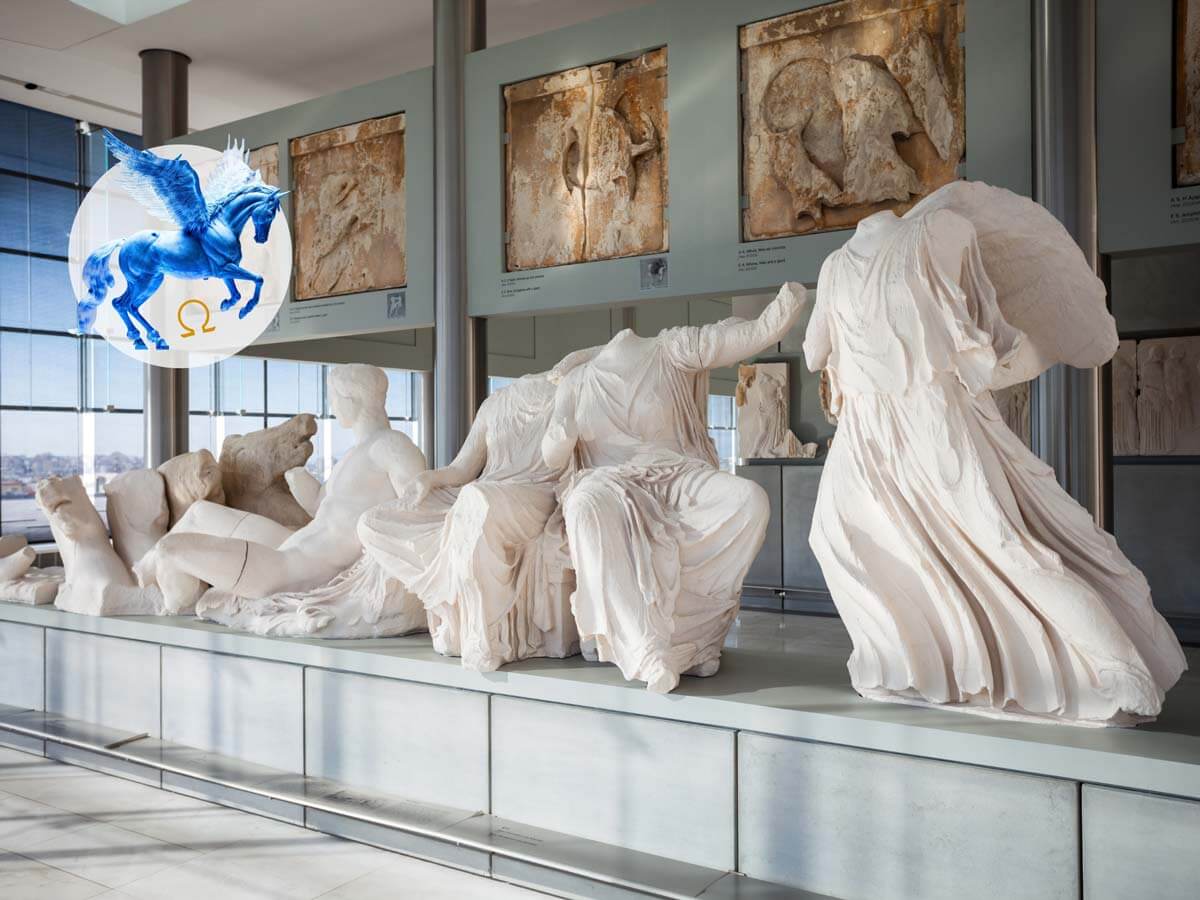 Acrropolis Museum mythology tour inspired by Percy Jackson