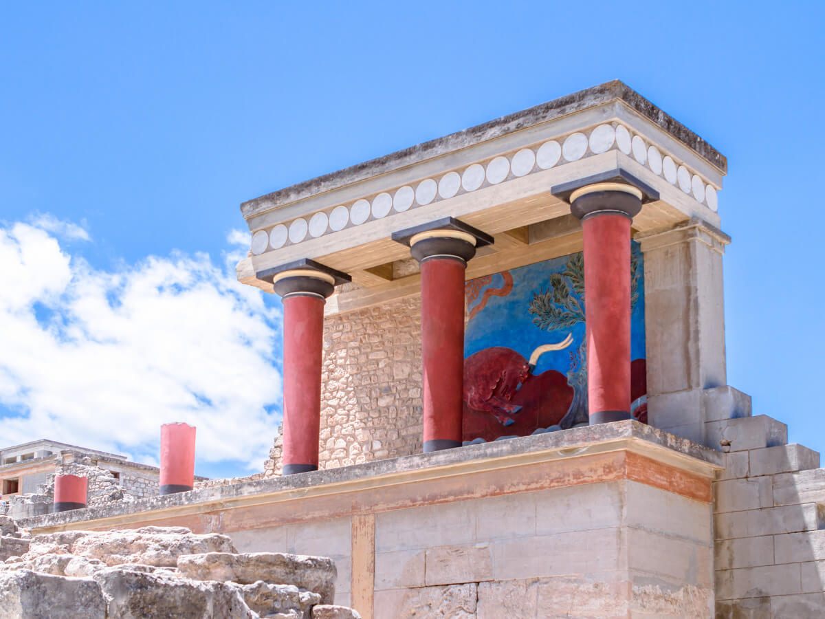 Knossos Archaeological site Following Percy's adventures in Crete