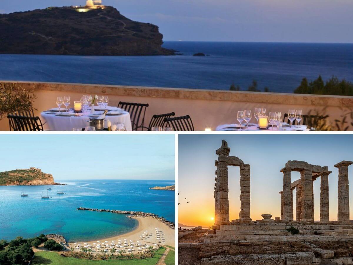 The view and the temple of Poseidon A small taste of Cape Sounion
