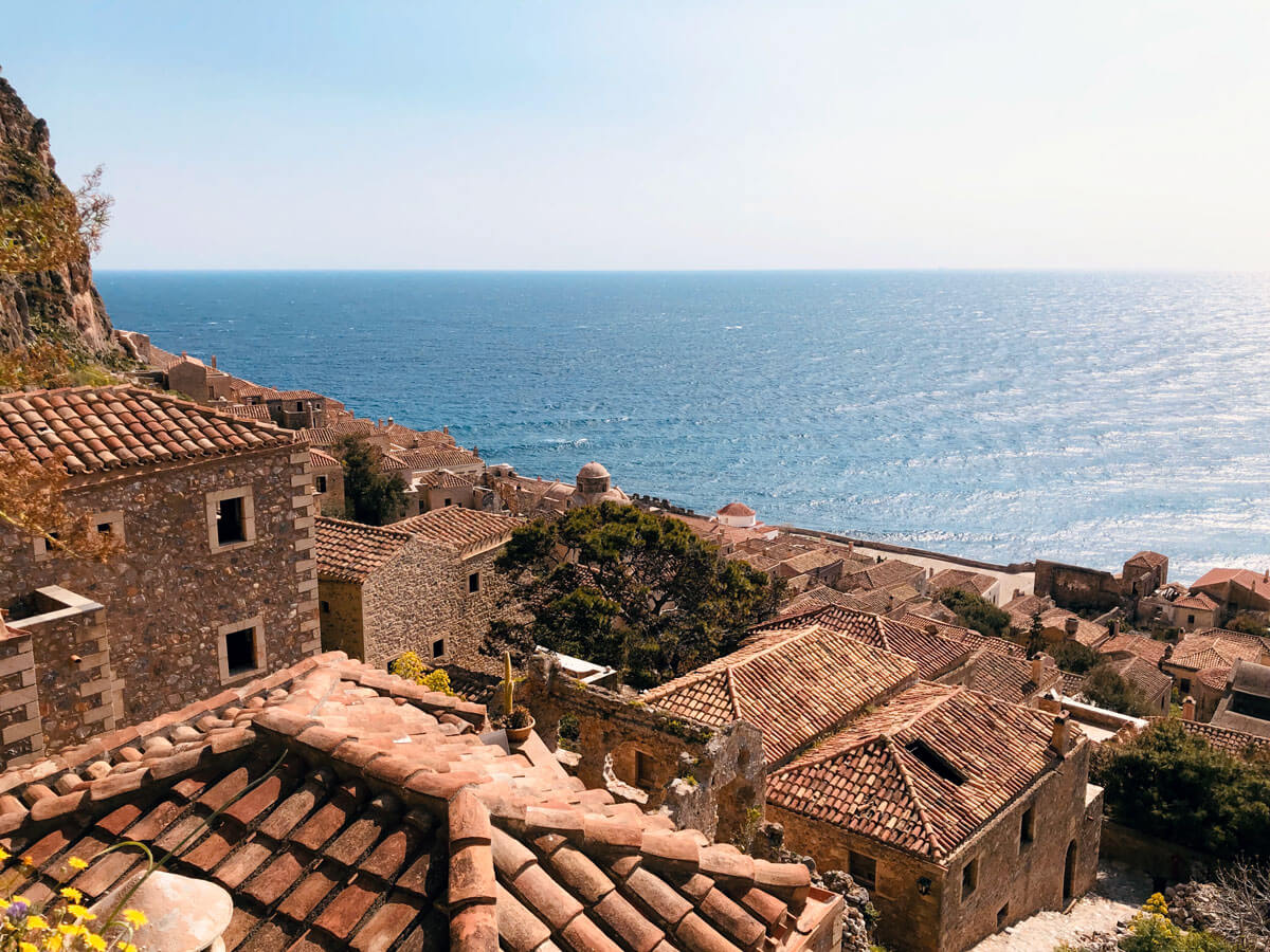 Credit: Greek TravelTellers Inside the walls of the Castle of Monemvasia