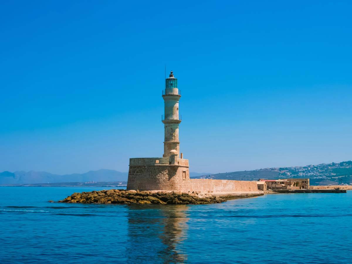 Chania old town in Crete Honeymoon trip in Greece