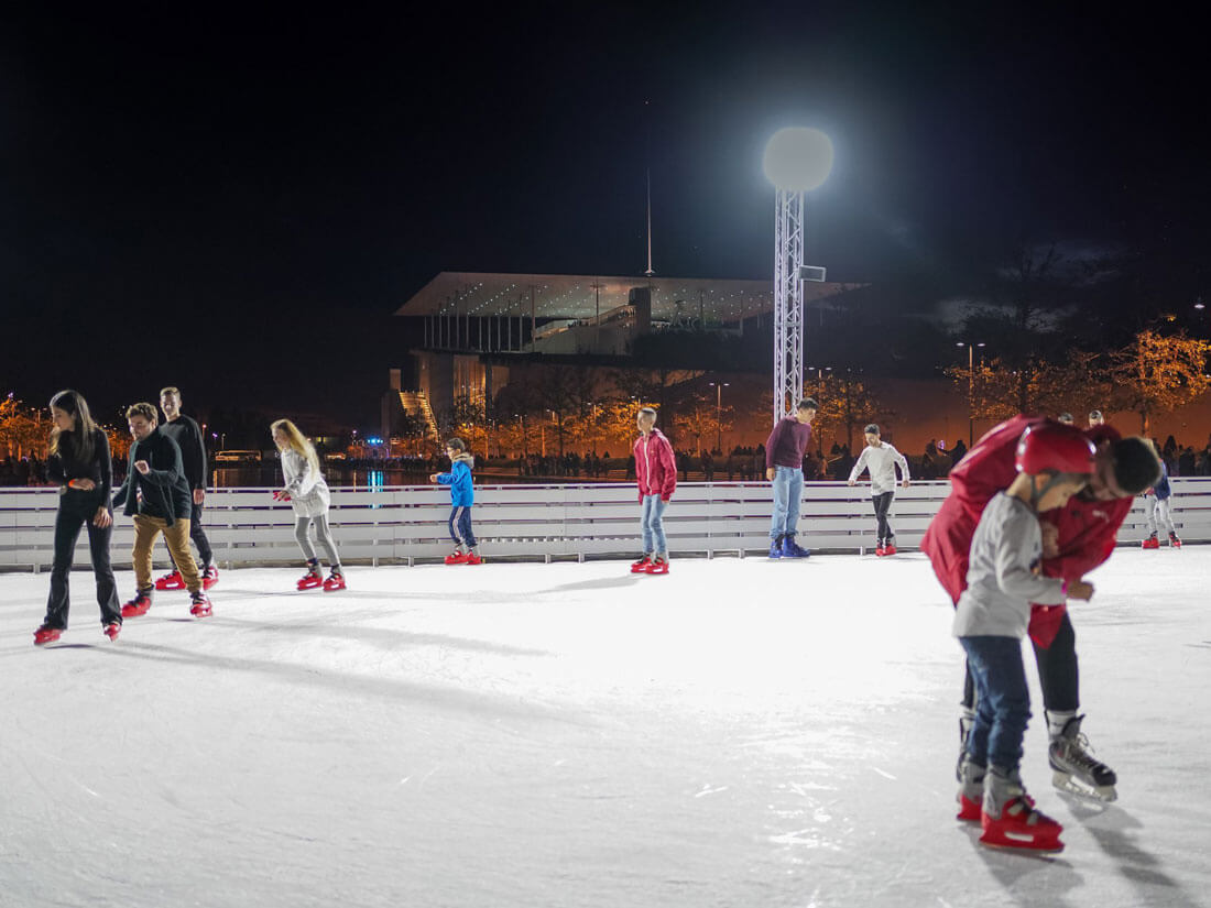 Credits: Nikos Karanikolas Ice-skating in SNFCC