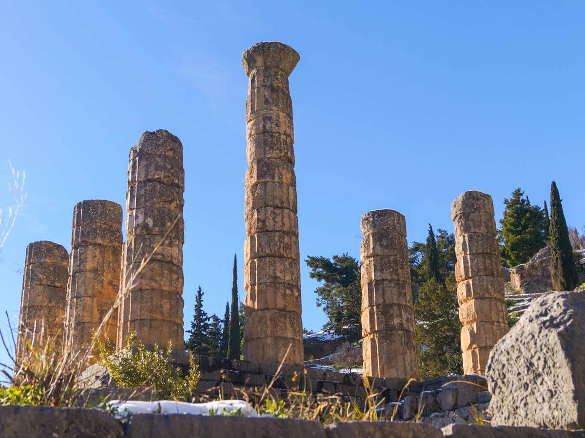 Theater curated trip to Delphi Temple of Apollo in Delphi