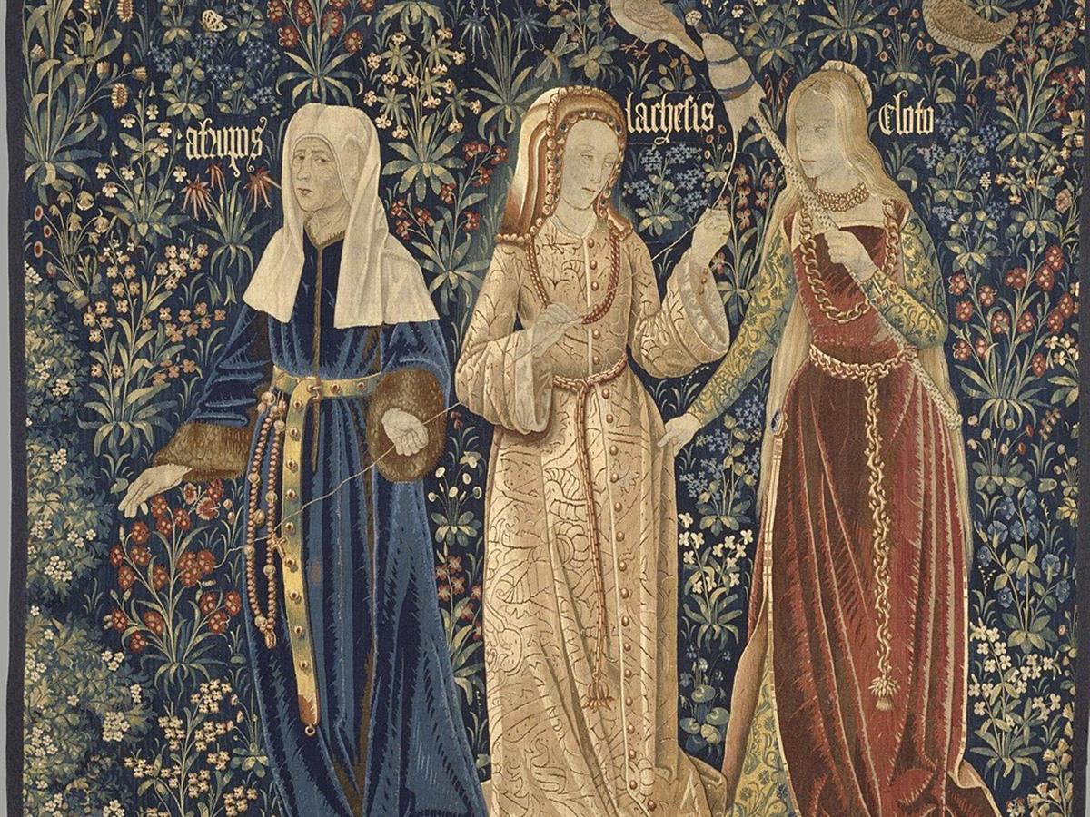 Flemish workshop, Public domain, via Wikimedia Commons The Fates