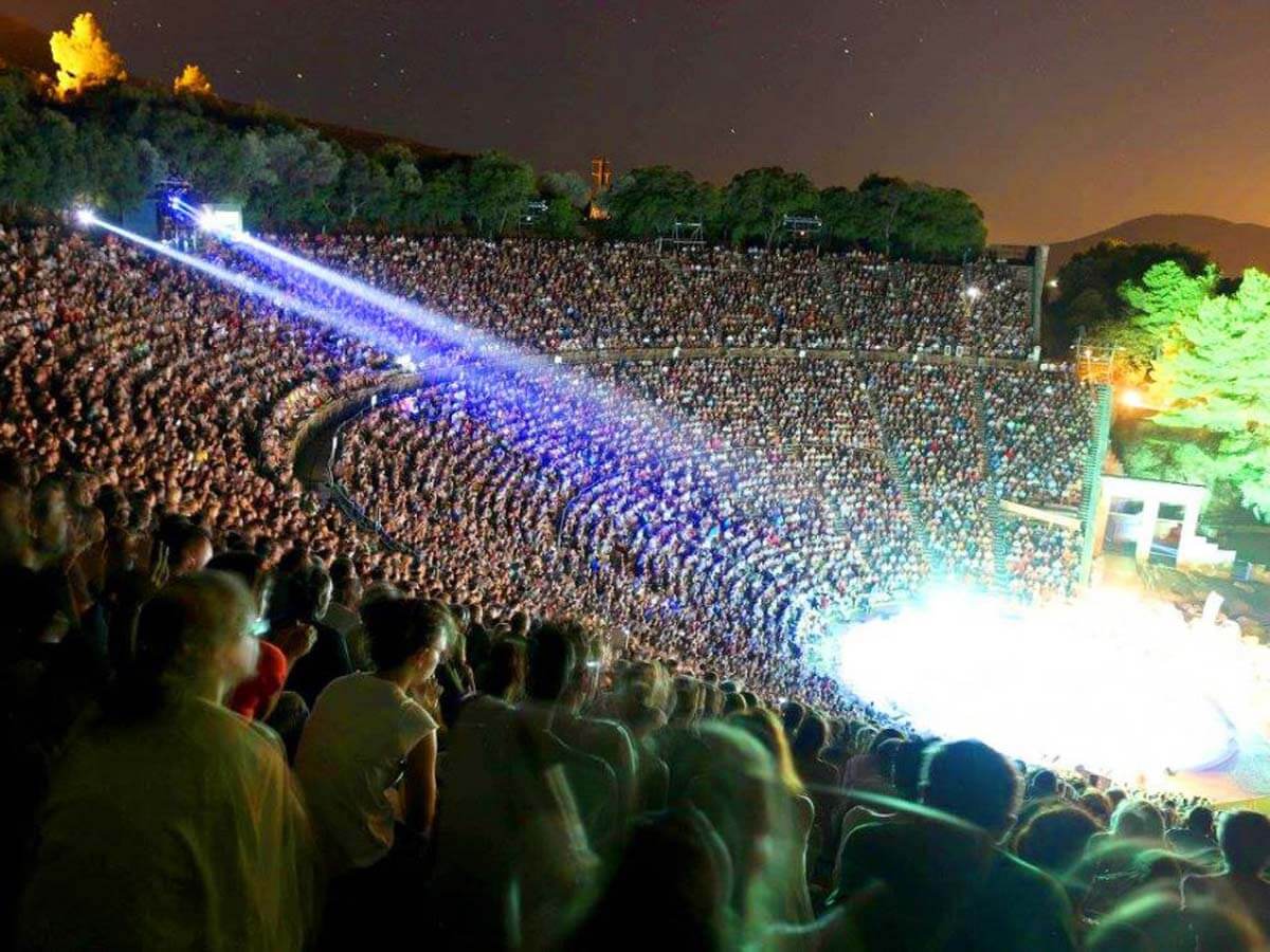 Ancient theater of Epidaurus Live theater in Epidaurus Greece