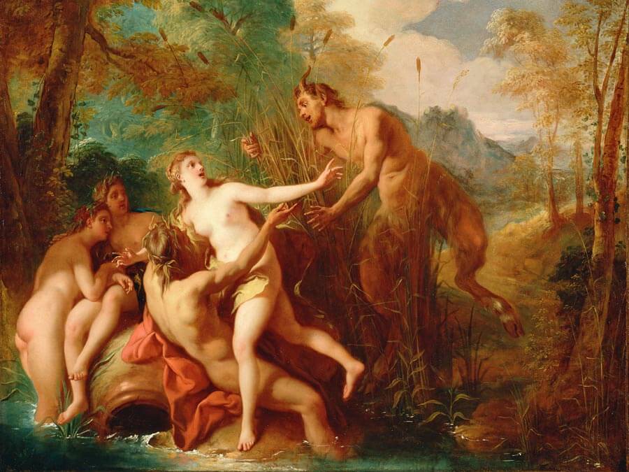 God Pan and Syrinx