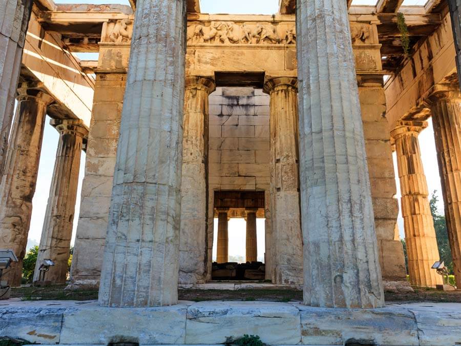 Credit: Rawf8 / iStock Temple of Hephaestus