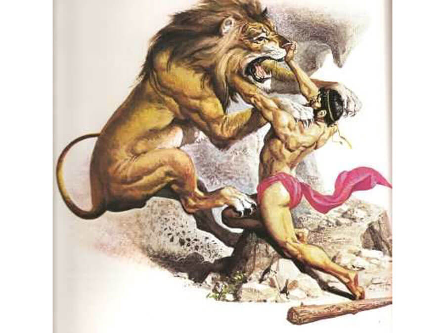 Source: Thinglink Heracles fighting the Nemean Lion
