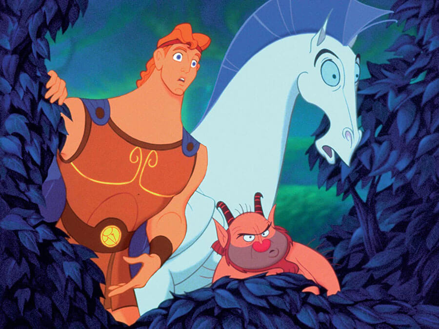 Source: IMDB, Credit: Walt Disney Pictures Phil (Danny DeVito) and Hercules (Tate Donovan)