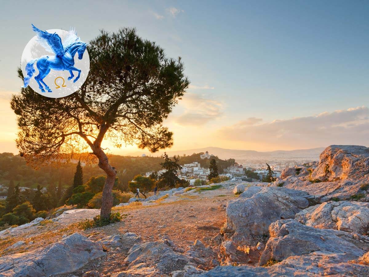 Areopagus Hill in Athens