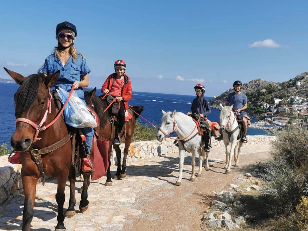 Things to do in Hydra Horseback riding route in Hydra