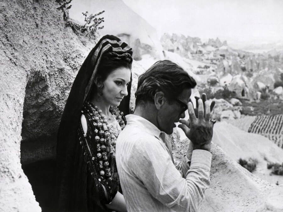 Source: IMDB Pier Paolo Pasolini and Maria Callas in "Medea"