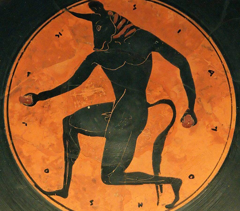© Marie-Lan Nguyen / Wikimedia Commons Pottery with Minotaur