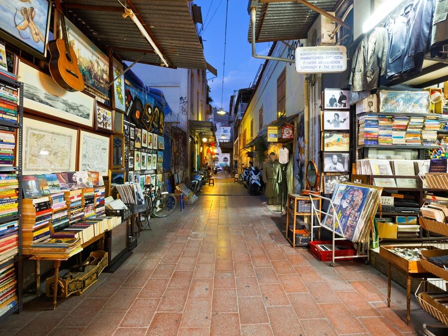 Credit: Milan Gonda / Alamy Vintage shops in Monastiraki