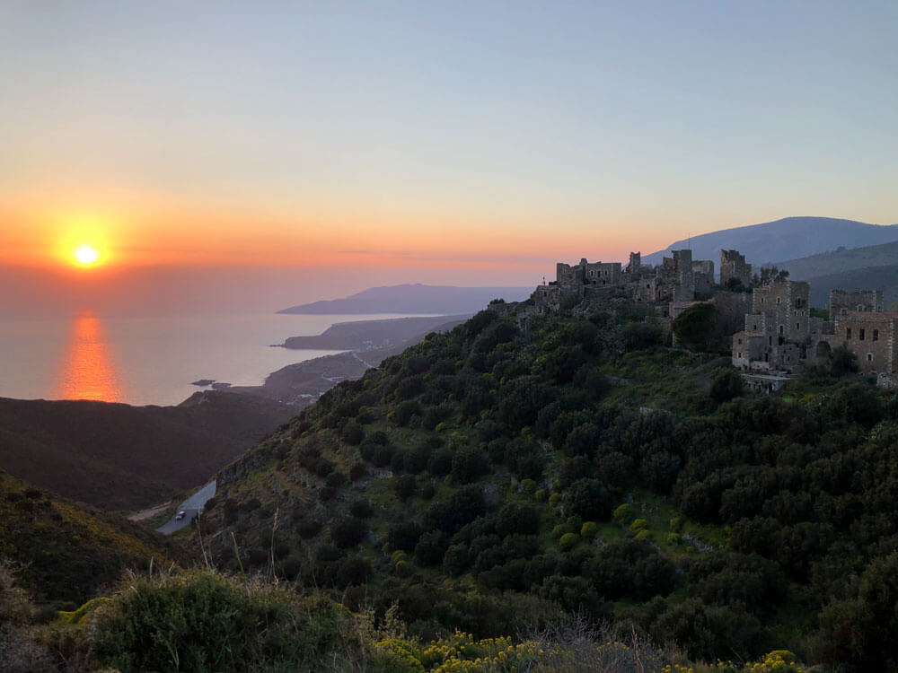 Credit: Greek TravelTellers Castle-town of Vathia in Mani