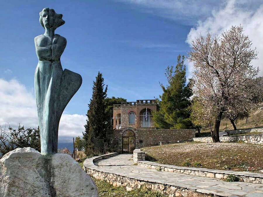 Source: Museum of Delphic Festivals The former house of Angelos Sikialianos, now the Museum of Delphic Festivals