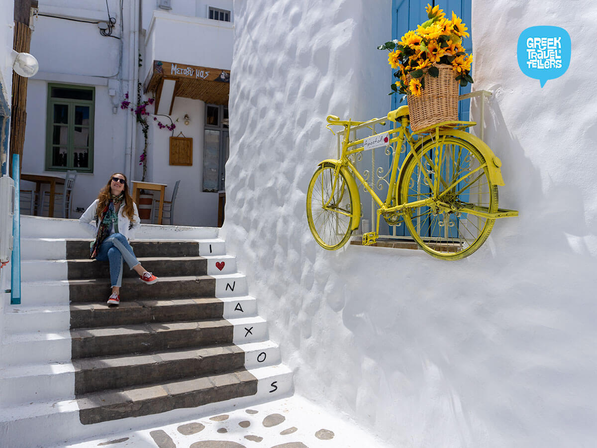 Exploring the main town of Naxos Naxos Chora