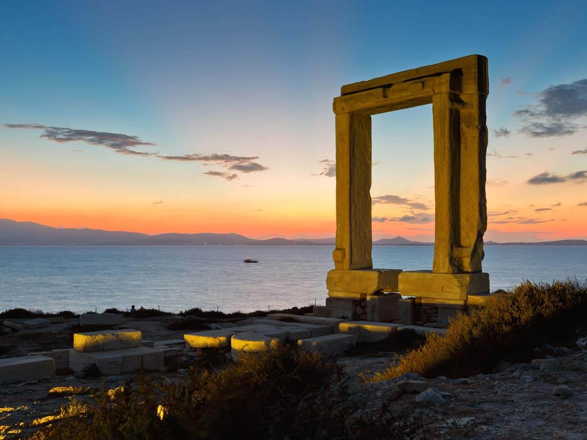 The Portara of Temple of Apollo in Naxos Naxos portara