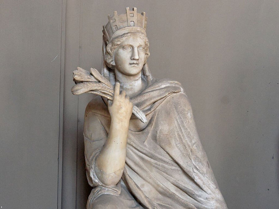 Vatican Museums / Public domain Olympian Goddess Tyche