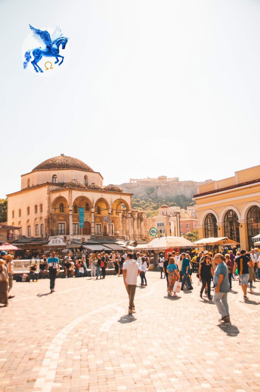 Hunting heroes in a Percy Jackson scavenger hunt in Athens