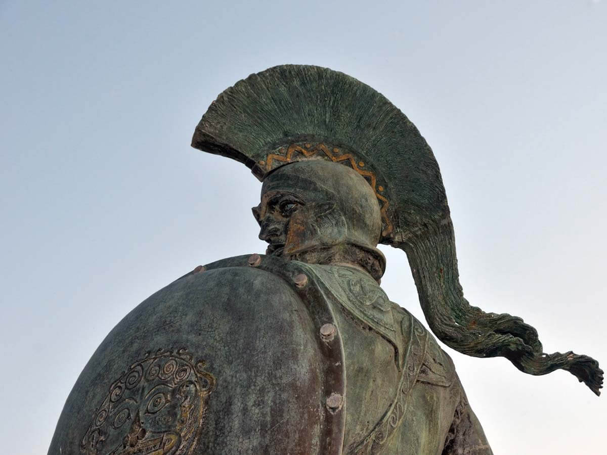 Credit: Nick Kom, Shutterstock The statue of Kind Leonidas in Sparta