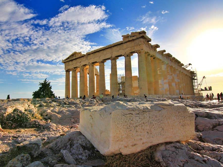 Credit: Photo by Puk Patrick on Unsplash View of the Parthenon temple