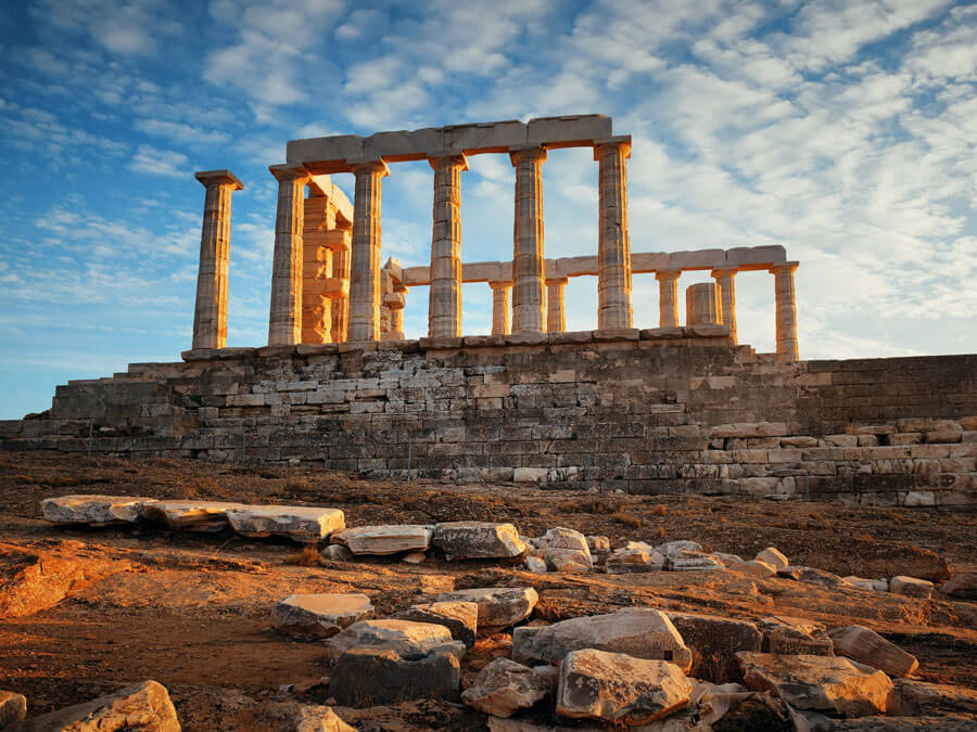 Credit: Songquan Deng / BigStock Temple of Poseidon in Sounion, day trip from Athens