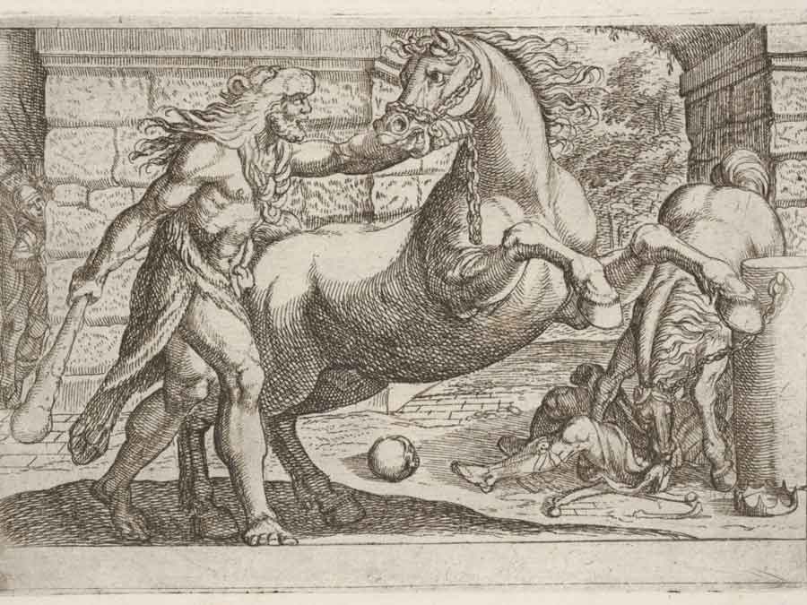 Source: Wikimedia Commons Hercules and the Horses of Diomedes