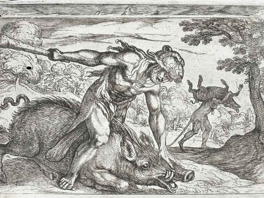 Source: Wikimedia Commons Hercule’s sixth labor: the Erymanthian boar