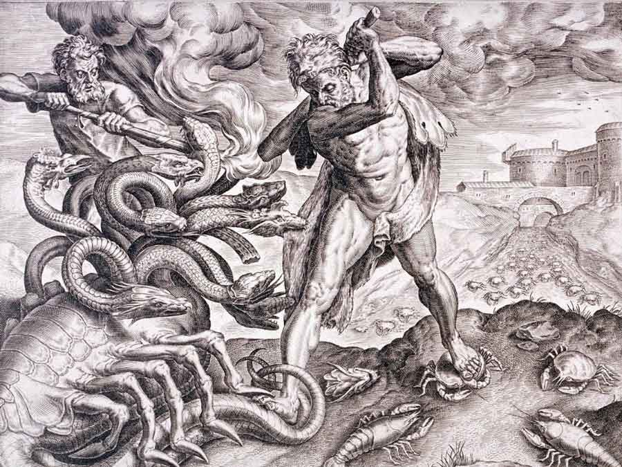 Source: Wikimedia Commons Hercules fighting the Lernaean Hydra