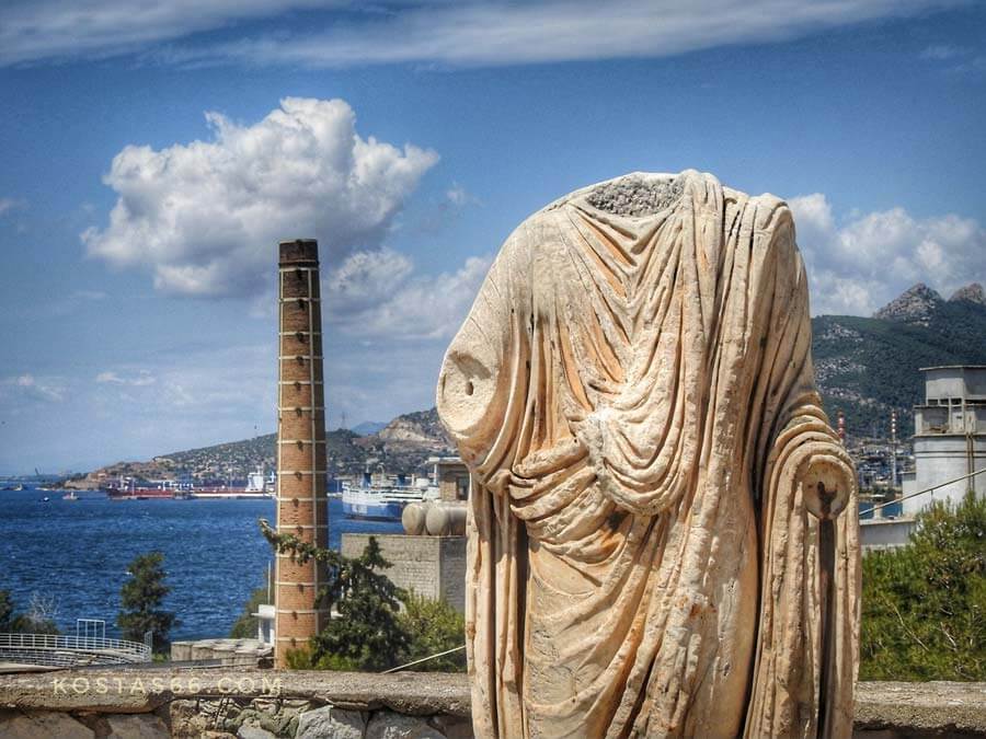 Credit: Kostas Xiloparkiotis The industrialization of Eleusis