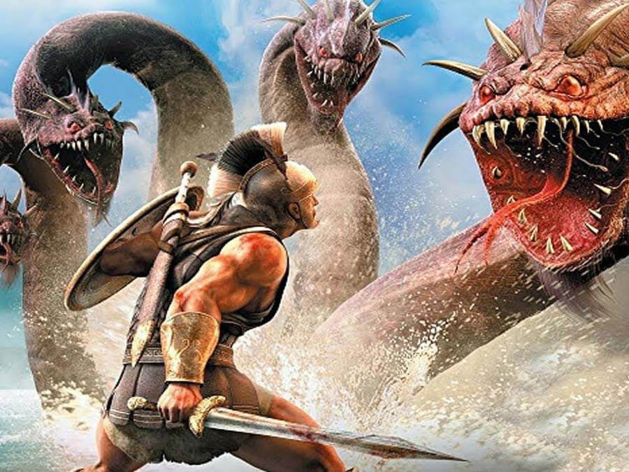 One of the most well-known monsters Heracles fighting the monster Lernaean Hydra