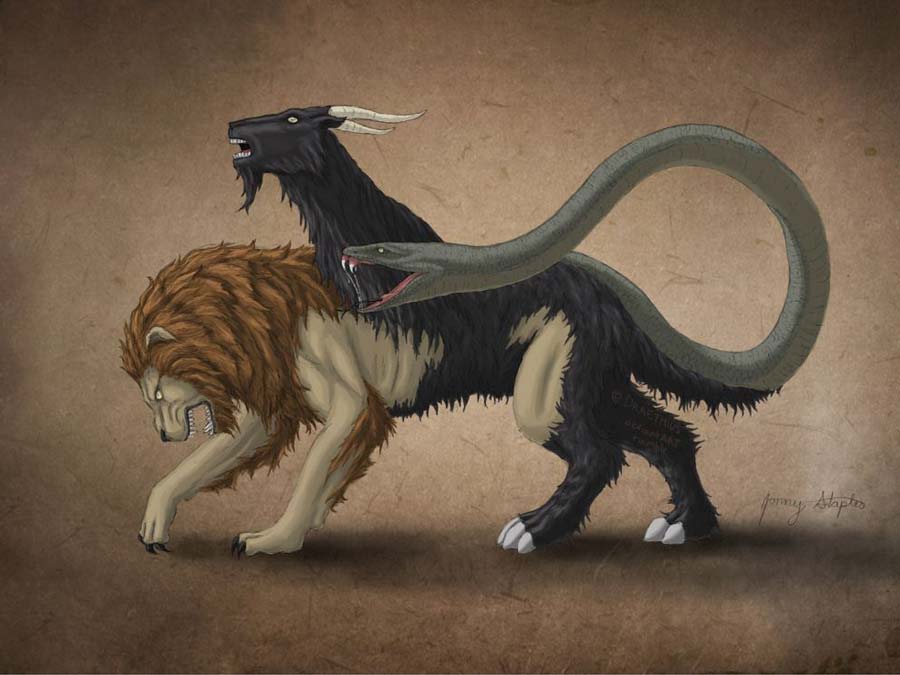 An illustration Representation of Chimera