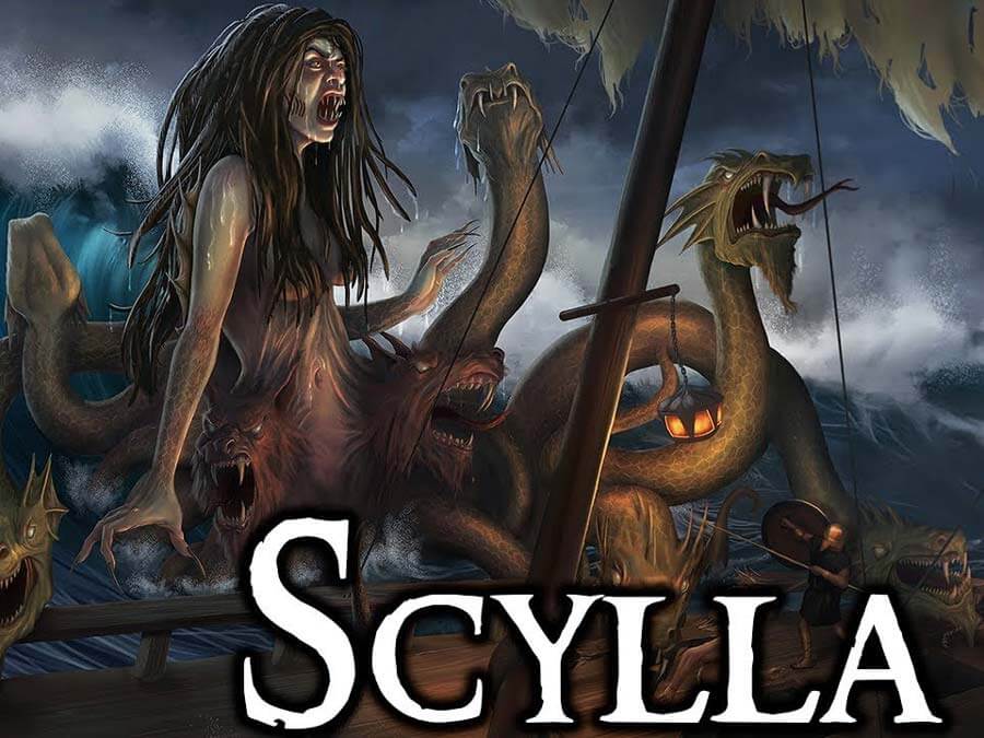 Greek Mythology monsters The terrifying sea monster Scylla