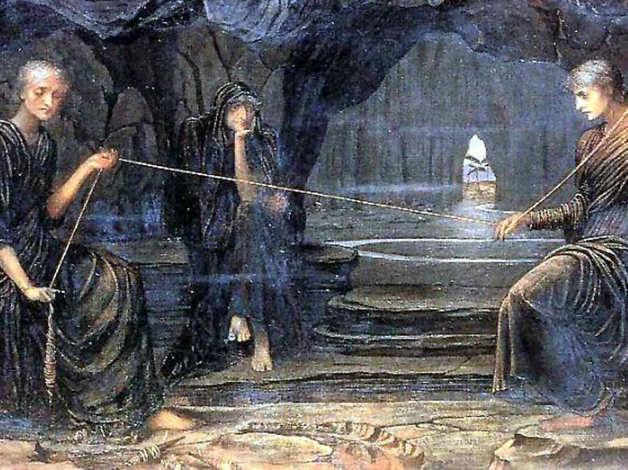 Source: wikipedia.org 'A Golden Thread', by John Melhuish Strudwick
