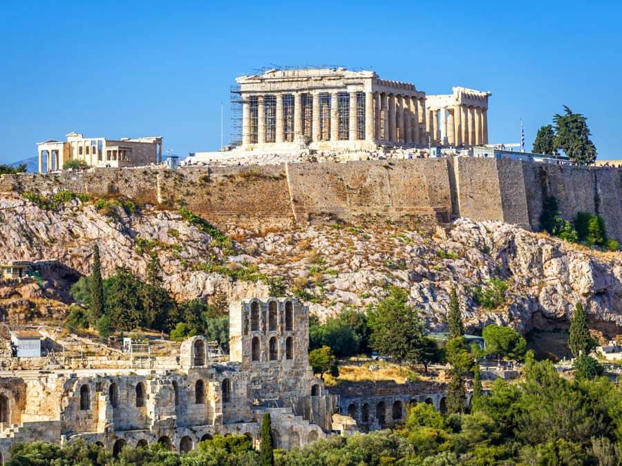 Credit: Scaliger / BigStock The Acropolis with the Parthenon on top