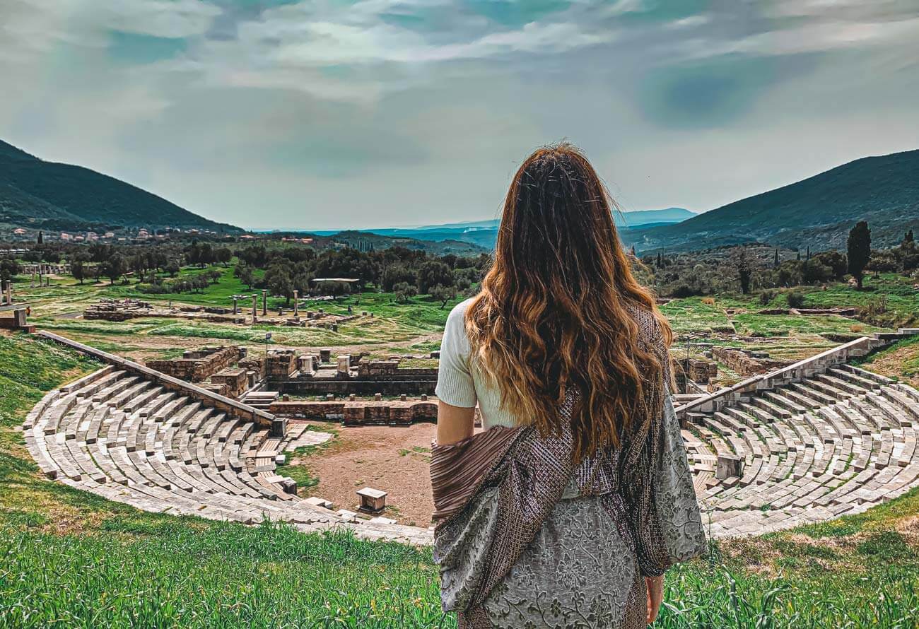 Greek ancient theater Ancient theater trip to Greece