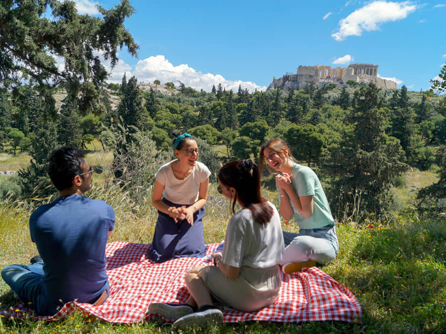 Credit: Greek TravelTellers <a target='_blank' href='alternative-walking-tour-in-athens.html'>Athens tour</a> on Philopappos Hill
