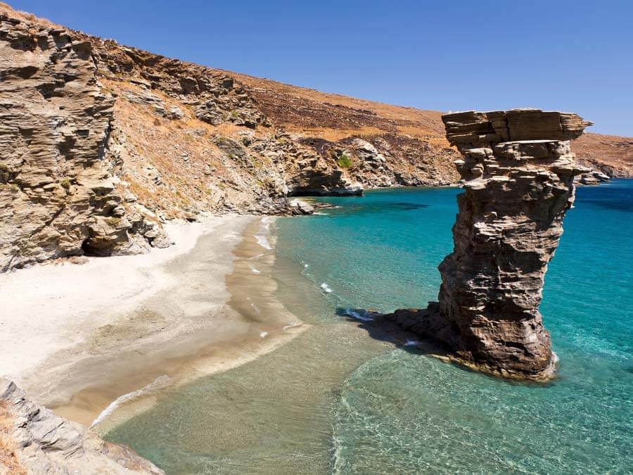 Source: andros-guide.gr ‘Tis Grias to Pidima’ beach in Andros