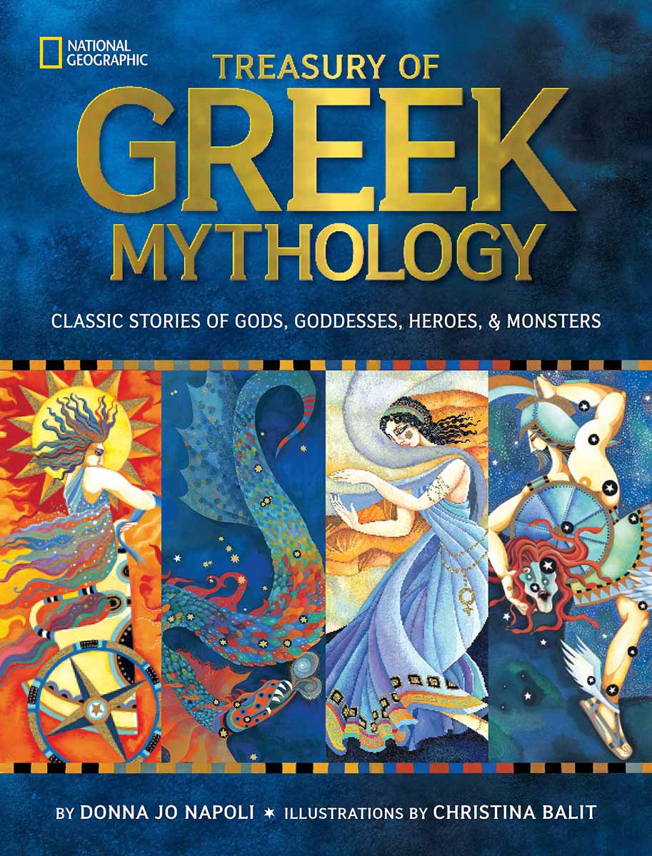 Author: Donna Jo Napoli Cover of the Book Treasury of Greek Mythology