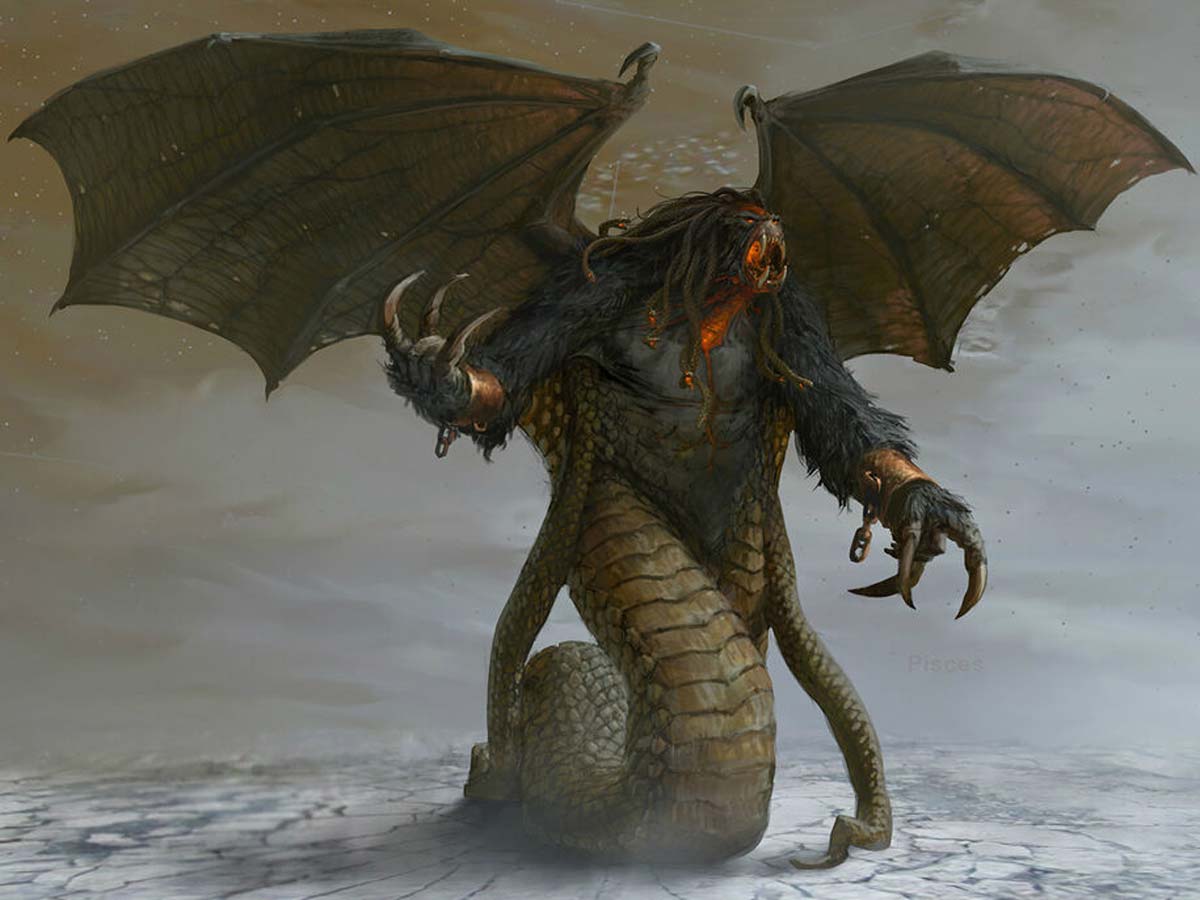 Credit: Stefan Kopinski The terrible monster Typhon